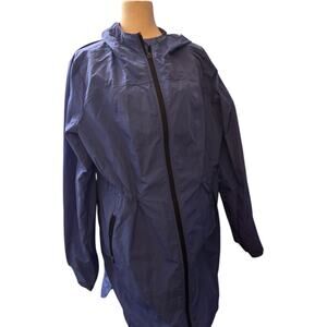 Fila Sport Unisex Jacket/ Size XXL Zip Front, Adjustable hood and waist * Blue
